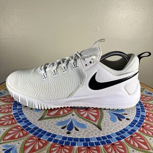 Nike Zoom Hyperace 2 Volleyball Womens Sz 9 White Black AA0286-100 Sneakers